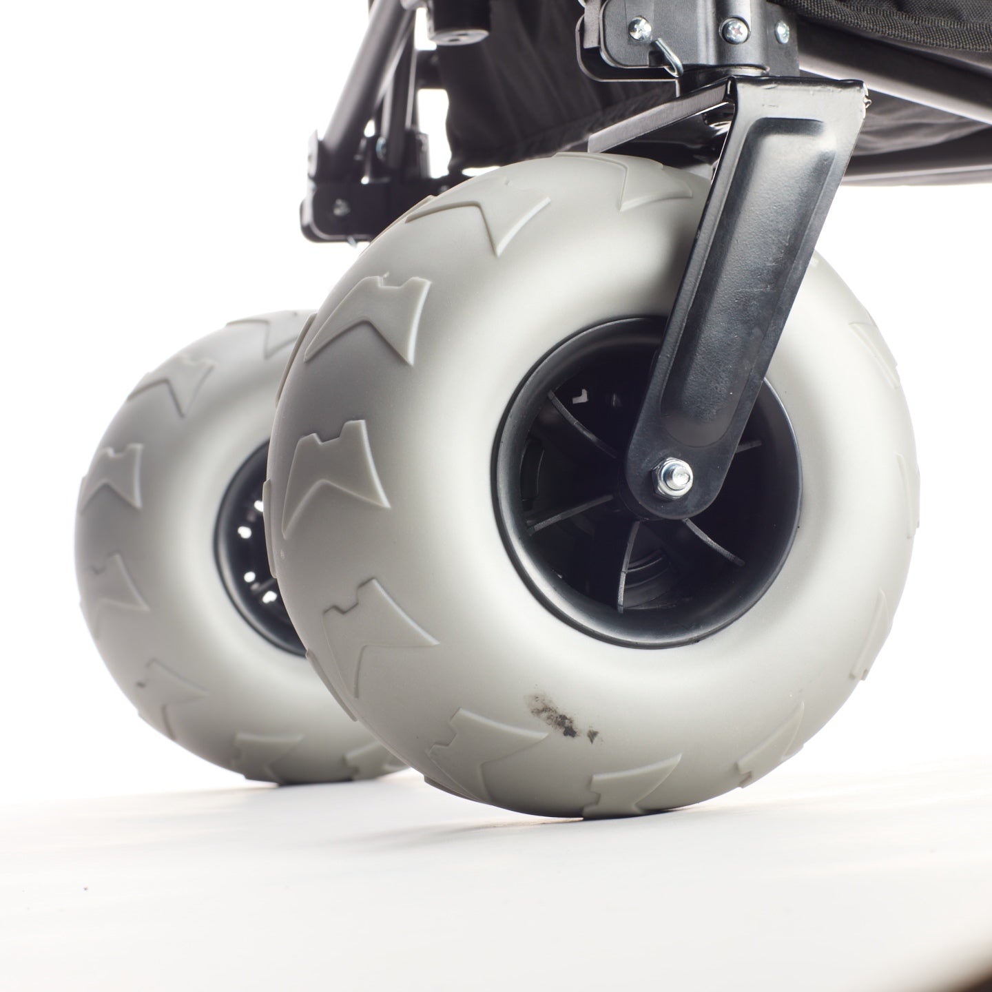 Foldable Beach Wagon Cart- Interchangeable All Terrain Wheels- 12" Beach Wheels Optional- Patent Pending- Gardening, Fishing, Shopping-Built-in Insulated Cooler Pouch, More Storage Pockets, Cupholders